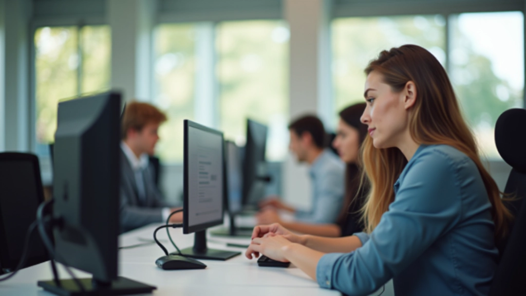 Fachkräfte und internationale Talente in modernem Technologie-Büro
