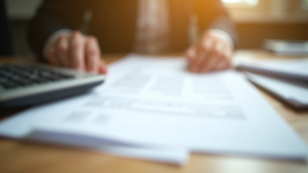 Finanzdokumente und Rentenakten auf Schreibtisch symbolisieren Rentensystem
